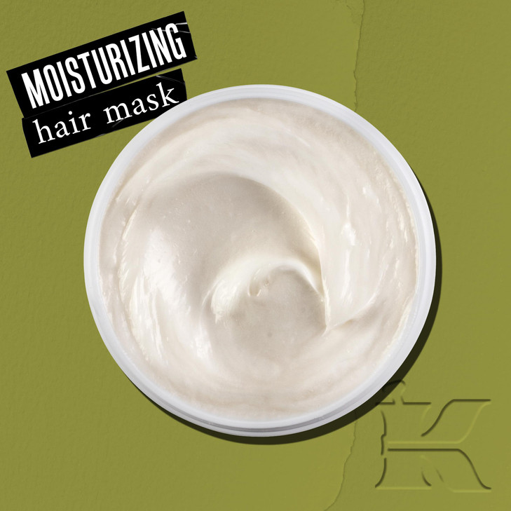 Kiehl's Olive Fruit Oil Deeply Reparative Hair Mask, Moisturizing Hair Treatment for Dry & Damaged Hair, Restores Shine, with Avocado Oil & Lemon Oil