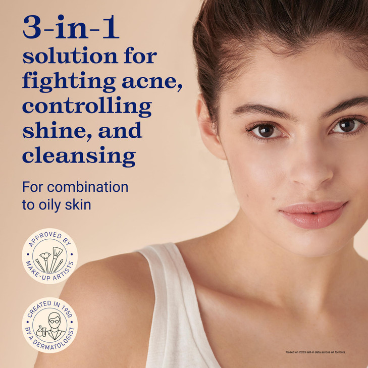 Embryolisse 3 in 1 Anti-pimples & Acne Treatment - Multipurpose Clay Mask to Control and Clear Breakouts - For Oily to Combination Skin, Paraben Free