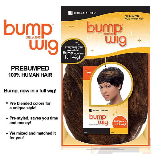 Sensationnel Bump Human Hair Wig - Fab Fringe-Caramel