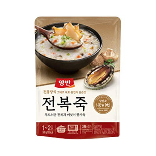 Dongwon Korean Porridge Pouch(420g): ?? ??? | ??? 2?, Abalone, 2 Pouches