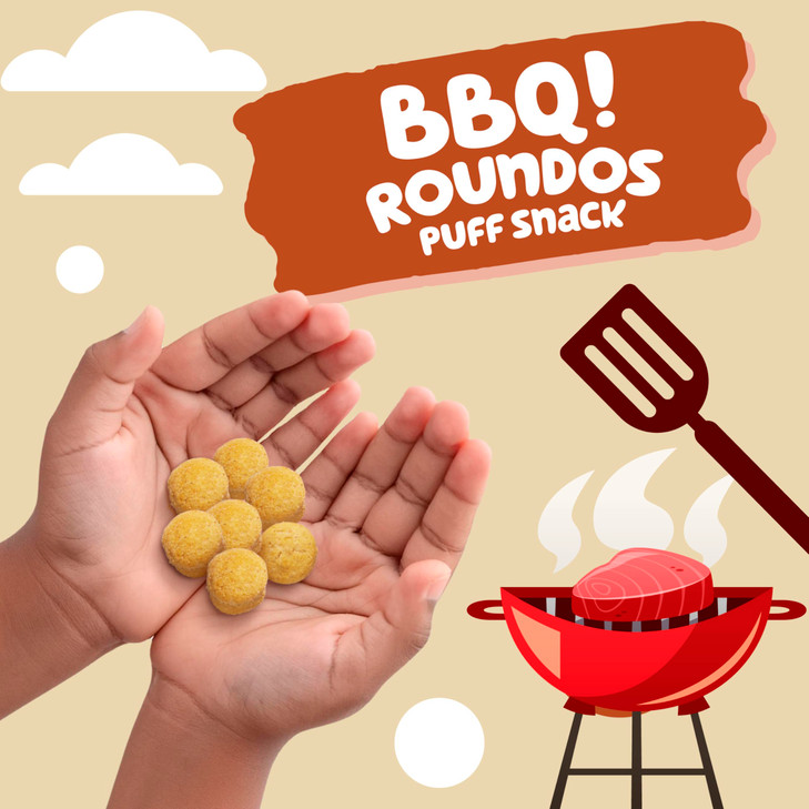 Get'ems! from Gerber, Snacks for Kids, BBQ Roundos, Made with Whole Grain Quinoa, Calcium to Support Strong Bones - 5 pack