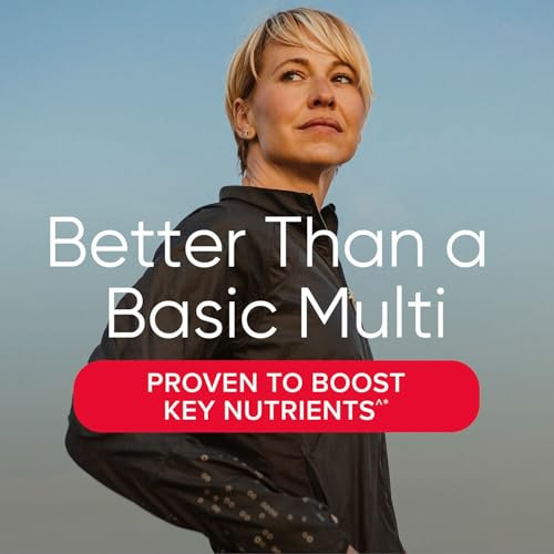 GNC Womens Active Multivitamin Caplets, Clinically Proven, Complete Nutrition, Exercise Recovery, Energy Production, Bone Health, Beauty, Immune, Ir