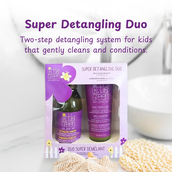 Little Green Kids Super Detangling Duo Kit