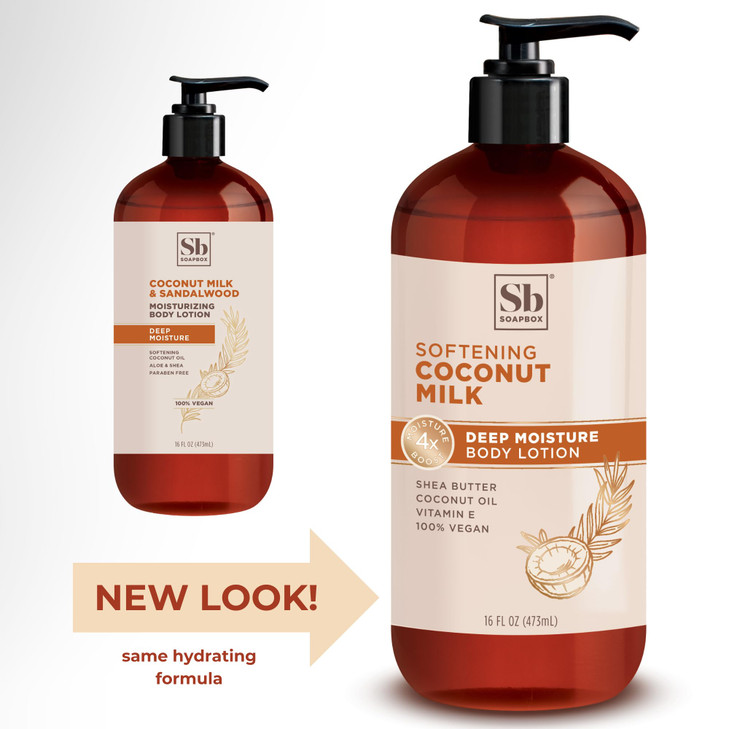 Soapbox Oat Milk & Chai Moisturizing Body Lotion with Shea Butter & Almond Oil | Paraben Free, Cruelty Free, Vegan, Made in the USA (16oz, 3 Pack)