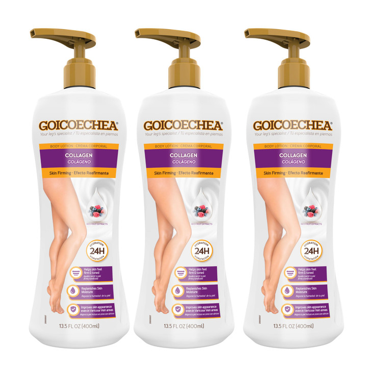 Goicoechea Skin Firming Cream | Body lotion with Collagen Elastin for Women, Skin Toned & Firming Lotion, Formula for Varicose Veins & Restless Legs,