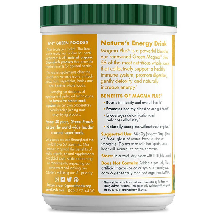Magma Plus - The Ultimate Superfood, 11 oz powder