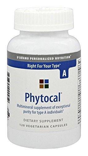 D'Adamo Personalized Nutrition - Phytocal A 120 vcaps