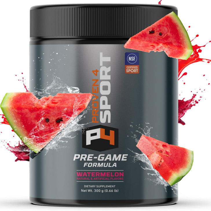 Proven4 Sport Pre Workout Powder for Men and Women with Creatine and Beta Alanine, NSF Certified Supplements for a Clean Preworkout, 30 Servings (Wat