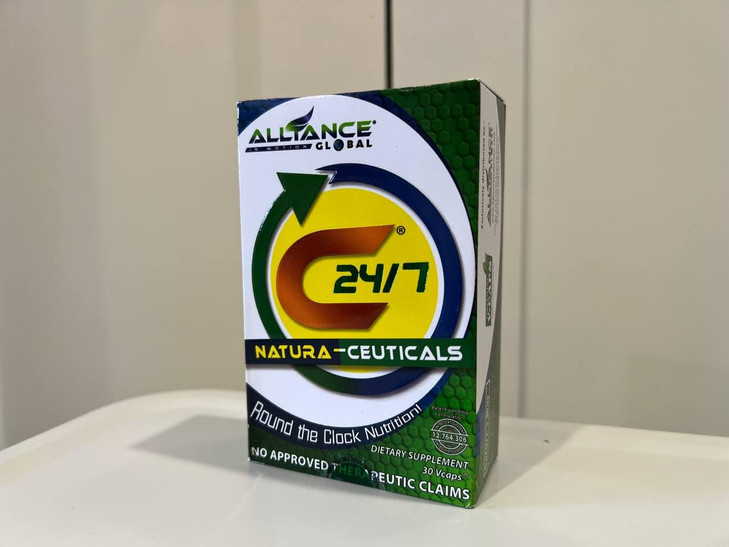 1 Box C24/7 NATURA-CEUTICAL (30 Vegetable Capsules) Food Supplement