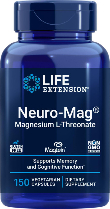 Life Extension - Neuro-Mag, Magnesium L-Threonate Dietary Supplement 90 capsules