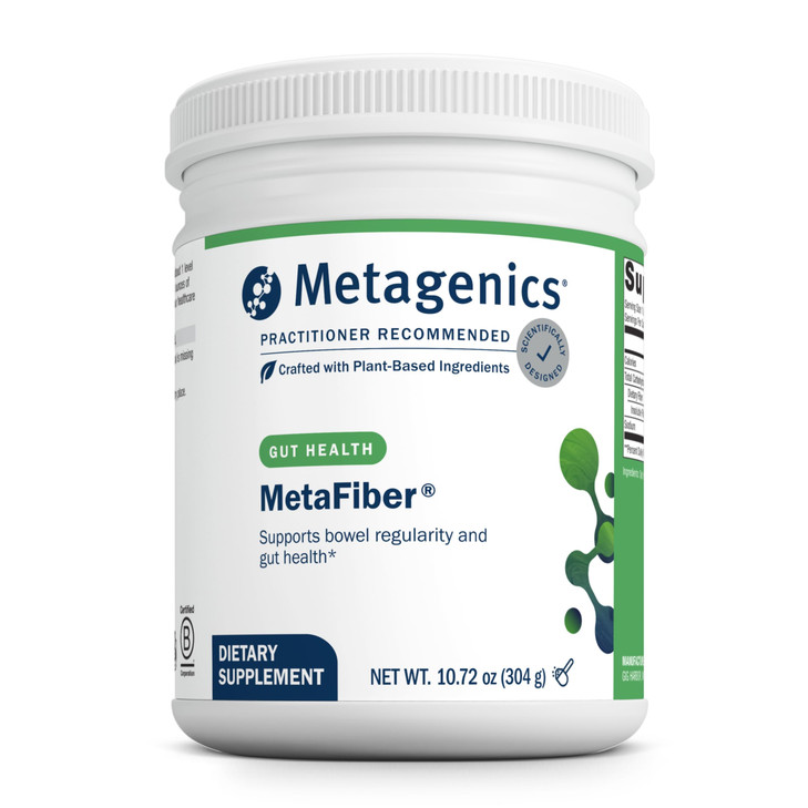 Metagenics MetaFiber - 6 g Dietary Fiber - Supports GI Regularity & Occasional Constipation Relief* - Fiber Blend Powder - Non-GMO & Gluten-Free - 10