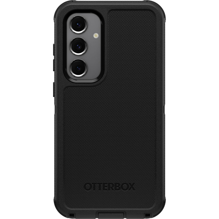OtterBox Samsung Galaxy S24 FE Defender Series Case - Black, Rugged & Durable, with Port Protection