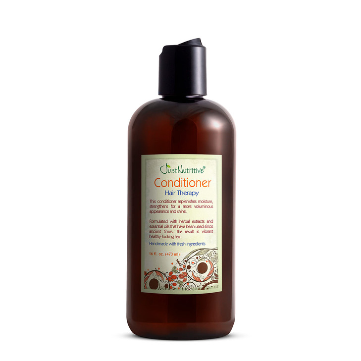 Just Nutritive Hair Loss Conditioner, Natural Hair Regrowth for Thinning Hair, Cleanses, Hydrates, Strengthens, and Nourishes Scalp, Improves Hair Vo