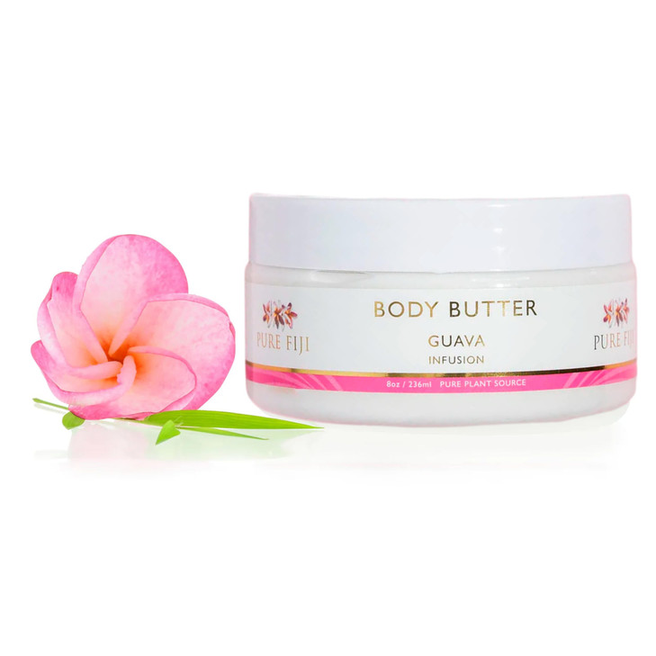 PURE FIJI Body Butter - Moisturizer Body Butter Cream - Face Cream and Body Lotion for Dry Skin with Natural Oils & Vitamin E, Body Butter For Women