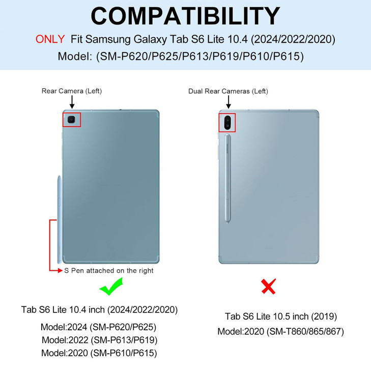 Keyboard Case for Samsung Galaxy Tab S8+/S7 FE/S7 Plus 12.4 inch, 7 Color Backlit Wireless Detachable Keyboard for Galaxy Tab S8+ 2022/S7 FE 2021/S7