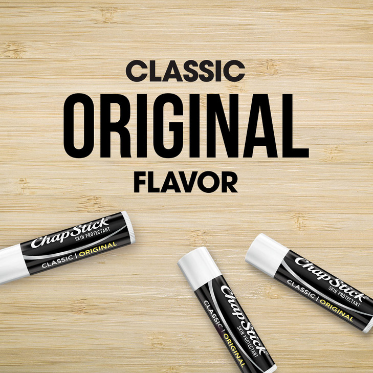 ChapStick Bulk Lip Balm, Classic Original 24-Count  Lip Moisturizer for Dry Lips, 0.15 Ea