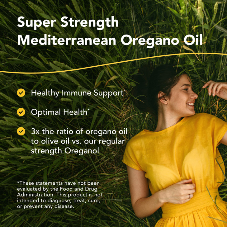 NORTH AMERICAN HERB & SPICE Super Strength Oreganol - 0.45 fl. oz. - Unprocessed, Wild, Organic Oregano Oil - Mediterranean Source P73 - Non-GMO - 19
