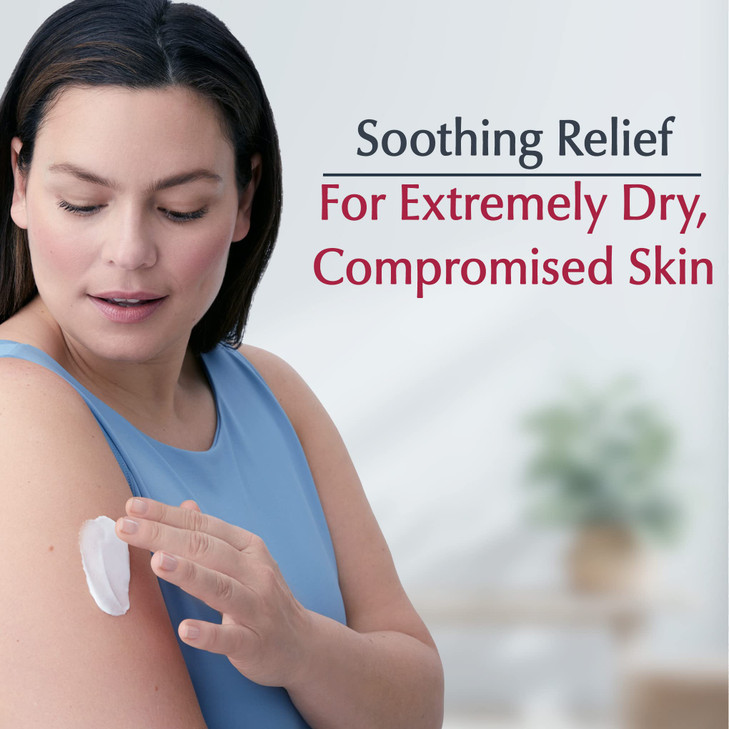 Eucerin Original Healing Cream, Unscented Body Cream for Extremely Dry, Sensitive and Compromised Skin, Emollient Enriched Body Moisturizer, 16 Oz Ja