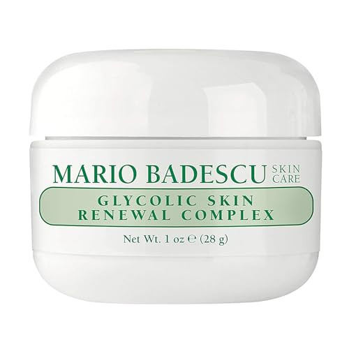 Mario Badescu Glycolic Skin Renewal Complex - Face Cream with Glycolic Acid - Face Moisturizer for Dry Skin, Reduces Wrinkles and Fine Lines, 1 Oz