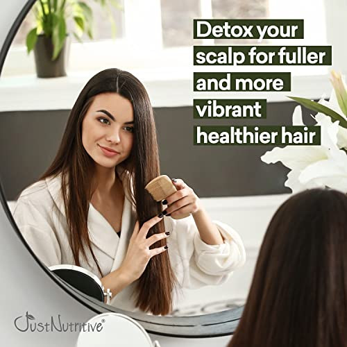 Vinegar Nutritive Rinse | Natural Hair Care to Revitalize Hair and Scalp | Prevents Hair Loss | Just Nutritive | 8 Oz