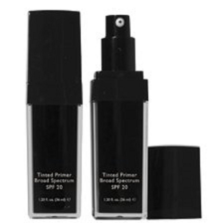 Tinted Face Primer Broad Spectrum SPF 20 - Demi-Matte Finish - Brightens Provides Anti Wrinkle Benefits - and Protects the Skin From Harm UV Rays - L