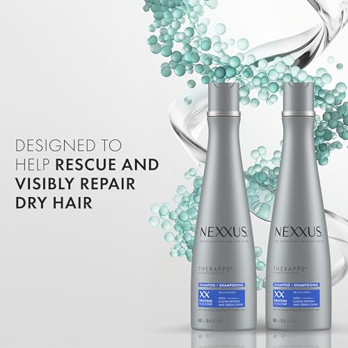 Nexxus Therappe Shampoo Ultimate Moisture 2 Count for Dry Hair Silicone-Free 13.5 oz
