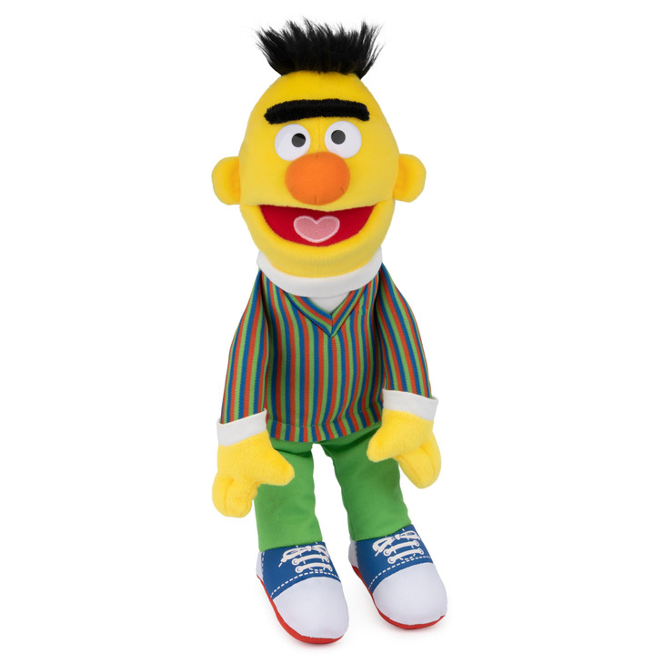 GUND Sesame Street Official Bert Muppet Plush, Premium Plush Toy for Ages 1 & Up, Yellow, 14