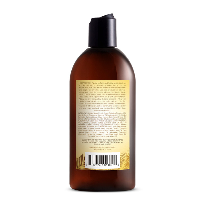 Sunless Tanning Lotion - Light to Medium tones | Indoor Self- Tanner | Body Tanning Lotion | Sun- Kissed Glow| Bronzer Lotion For All Skin Types |Jus