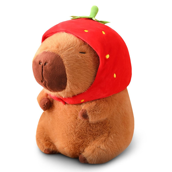 WESOPAN Capybara Plush Toy, Cute Stuffed Animals Kawaii Capibara Plush Pillow Christmas Birthday Easter Valentine's Day Gift for Kids Boys Girls (9"