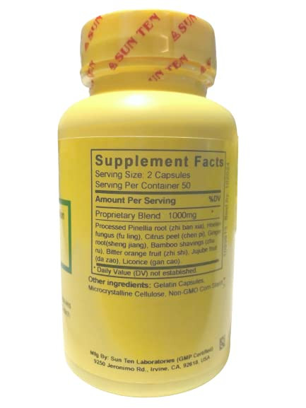 Sun Ten - Hoelen & Bamboo Combination Capsules/Wen Dan Tang/???