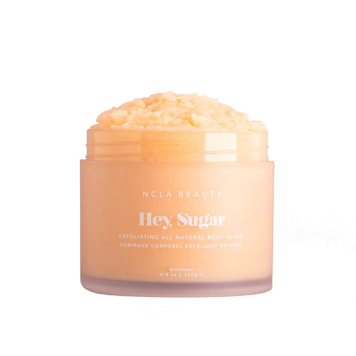 NCLA - Hey, Sugar Body Scrub | Vegan, Cruelty-Free, Clean Skincare (Papaya Vanilla)