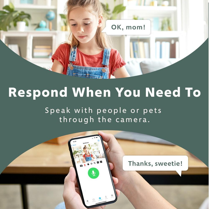 Swann EVO 2K Pan-Tilt Indoor Wi-Fi Security Camera: 2K HD video, plug-in, auto tracking, sound/motion/pet/person detection, live view, night vision,