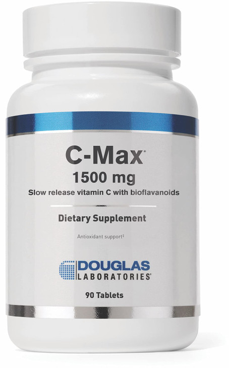 Douglas Laboratories C-Max 1500 mg. | Time Released Vitamin C to Support Skin, Blood Vessels, Tendons, Joint Cartilage and Bone | 90 Tablets