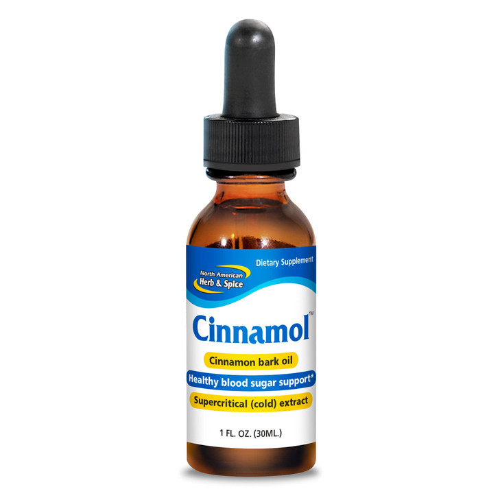 NORTH AMERICAN HERB & SPICE Cinnamol - 1 fl oz. - Cinnamon Bark Oil - Freshens Breath - Kosher - 286 Servings