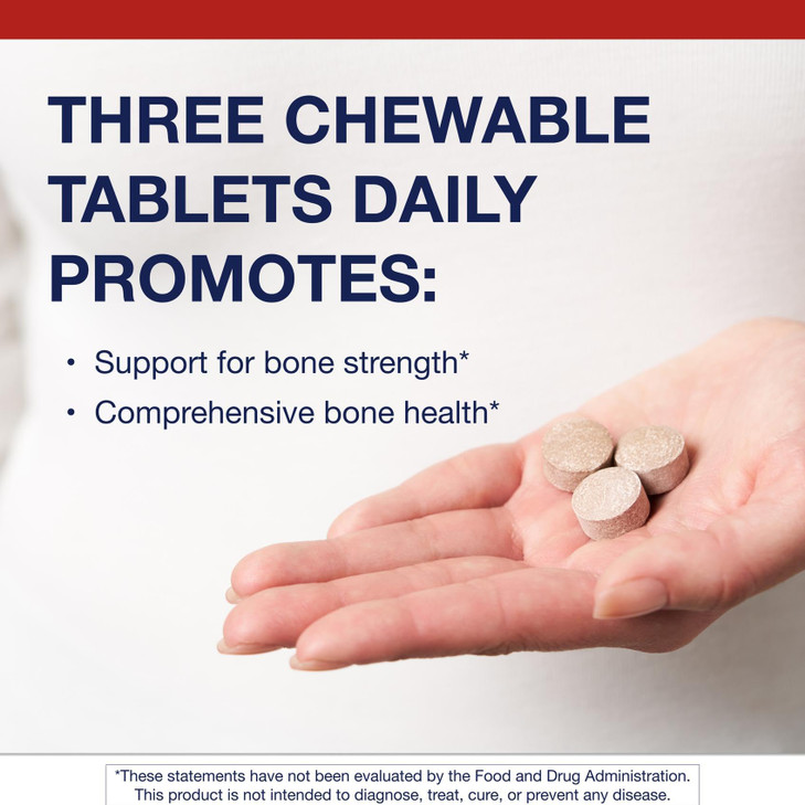 Metagenics Bone Builder Chewable Supplement- Calcium, Vitamin D & Magnesium for Bone Strength & Teeth Health* - Supports Cardiovascular & Immune Func