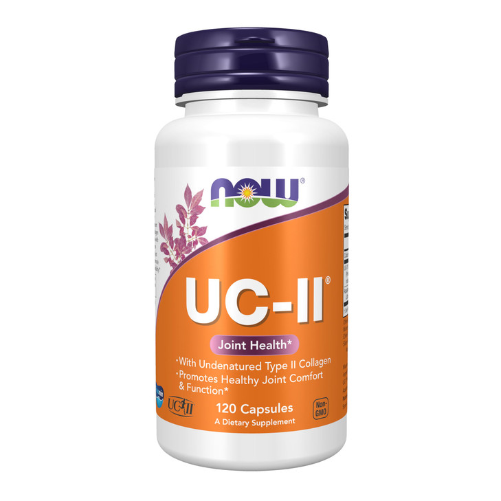 NOW Foods Supplements, UC-II Type II Collagen with Undenatured Type II Collagen, 120 Veg Capsules