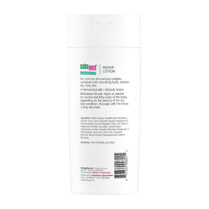 SEBAMED Extreme Dry Skin Repair Advance Therapy Lotion with 10% Urea Perfect for Eczema Psoriasis Lotion Rough Dry Skin Moisturizer 6.8 Fluid Ounces