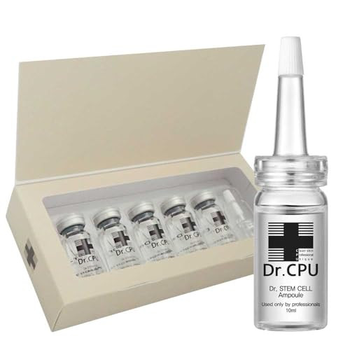 Dr.CPU Stem cell Ampoule serum Best anti aging skin care cosmetices Professional serum hyaluronic acid moisturizer 0.33fl oz 5vial