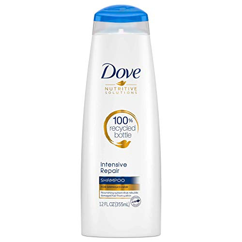 Dove Nutritive Solutions Strengthening Shampoo for Damaged Hair Intensive Repair Dry Hair Shampoo With Keratin Actives 12 oz, Pack of 6