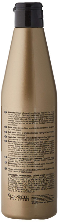Salerm Shampoo For White Hair, 16.8 Ounce