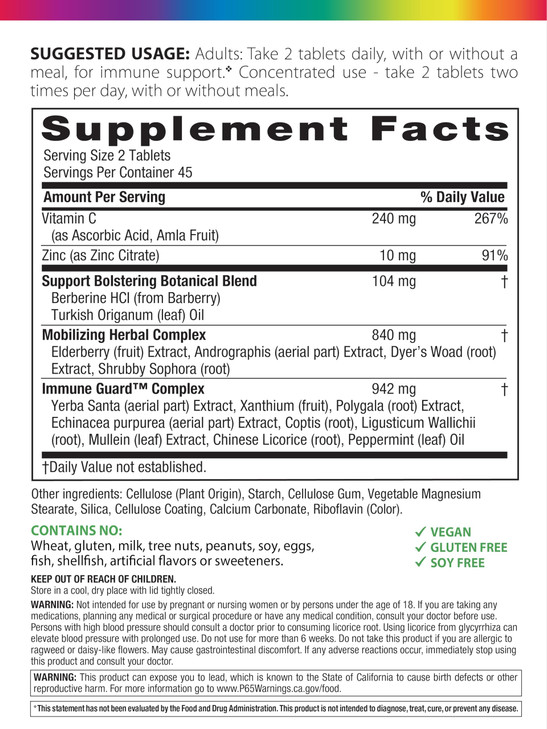 Rainbow Light, Immune Support Counter Attack, 90 Tablets