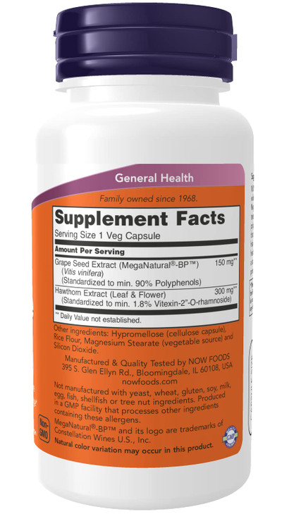 Now Foods Blood Pressure Health 90 Vcaps, 2 Pack