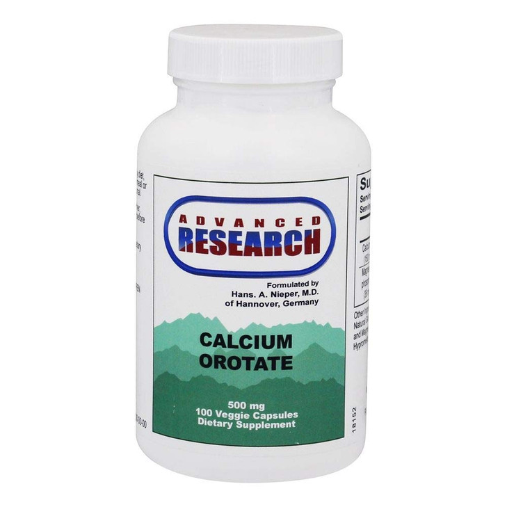 NCI Advanced Research Dr. Hans Nieper Calcium Orotate Capsules, 100 Count