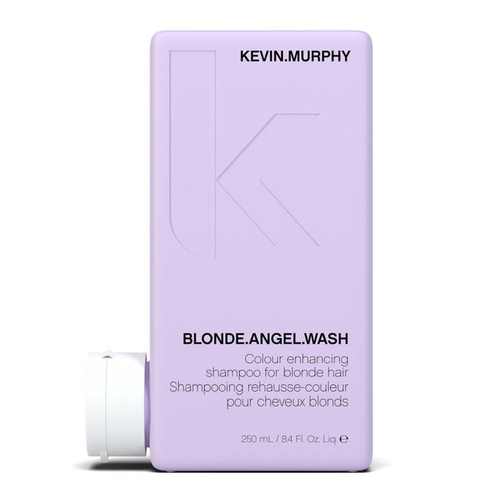 KEVIN.MURPHY BLONDE.ANGEL.WASH - Blonde Shampoo - Purple Shampoo for Blonde & Grey Hair - Colour Enhancement Hair Care - Colour Safe - Paraben & Sulp