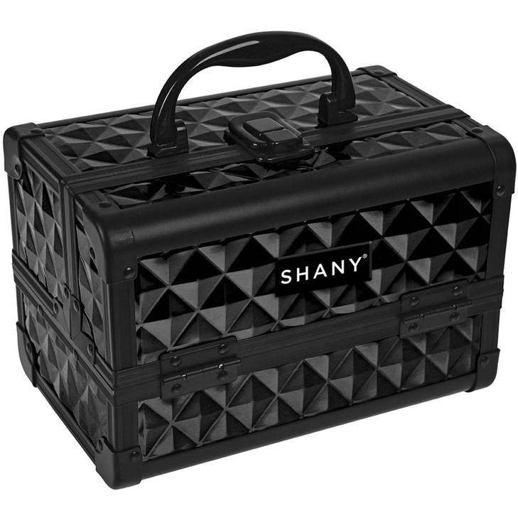 SHANY Chic Makeup Train Case Cosmetic Box Portable Makeup Case Cosmetics Beauty Organizer Jewelry storage with Locks, Multi trays Makeup Storage Box