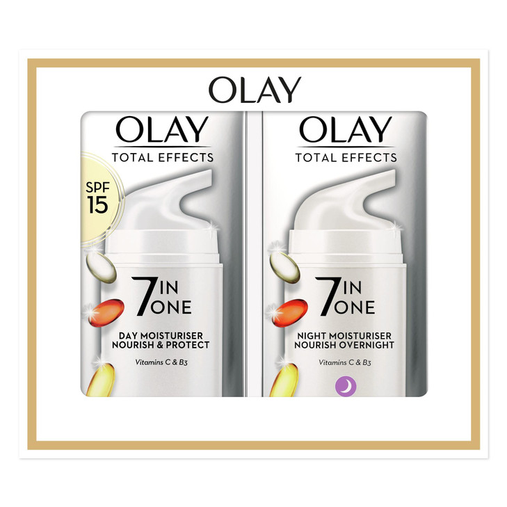 Total Effects by Olay Day Cream 37ml & Night Cream 37ml 37ml