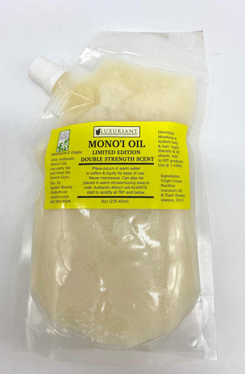 Mono'i de Tahiti'- Double Tiare' Scent-100% Natural-LIMITED EDITION-8 ounce