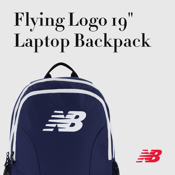Concept One New Balance Laptop Backpack, Travel Computer Bag for Men and Women, Navy, 19 Inch