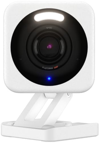 WYZE Cam v4 (Latest Model), 2.5K AI Security Camera, Indoor/Outdoor Cameras for Home Security, Baby Monitor & Pet Camera, Vibrant Color Night Vision,