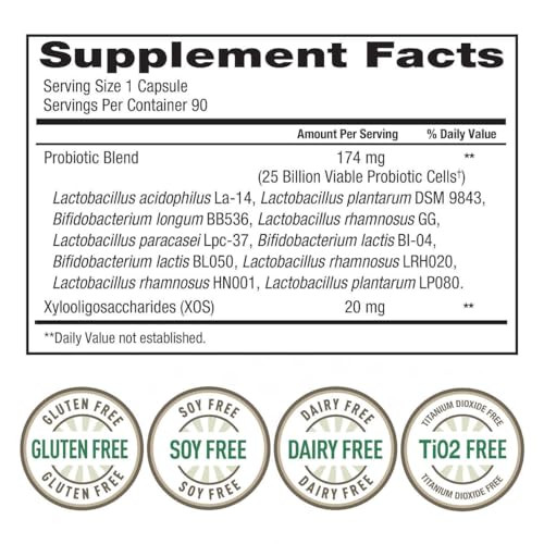 True Nature Women's Daily Probiotic, Helps Support Vaginal, Digestive and Immune Health - 90 Vegetarian Capsules